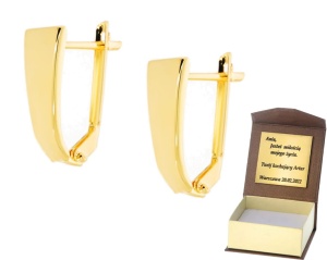 Złote kolczyki  Próby 585