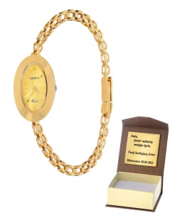 Złoty zegarek geneve Próby 585