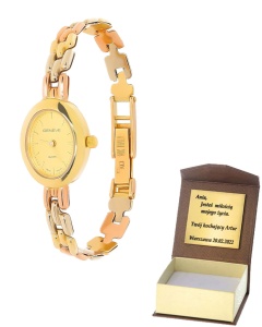 Złoty zegarek geneve Próby 585