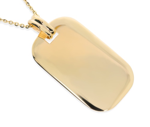 Złota zawieszka blaszka Próby 585