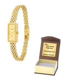 Złoty zegarek geneve Próby 585