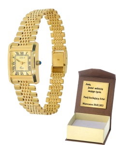 Złoty zegarek geneve Próby 585