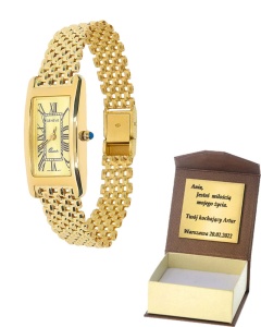 Złoty zegarek geneve Próby 585