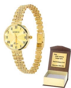 Złoty zegarek geneve Próby 585