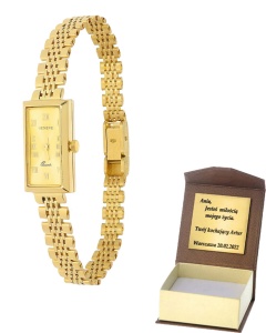 Złoty zegarek geneve Próby 585