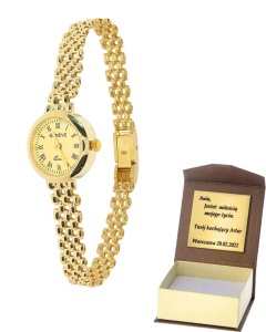 Złoty zegarek geneve Próby 585