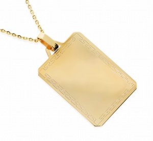 Złota zawieszka blaszka Próby 585