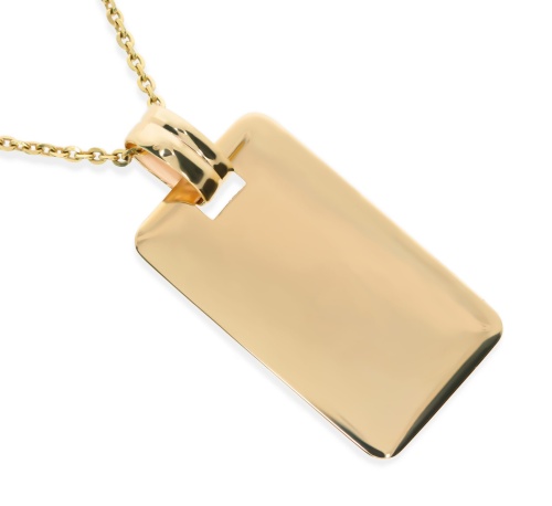 Złota zawieszka blaszka Próby 585