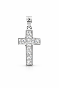 Srebrny krzyżyk  rodowany Próby 925 