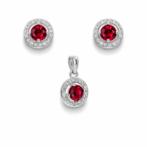 Srebrny komplet Próby 925 