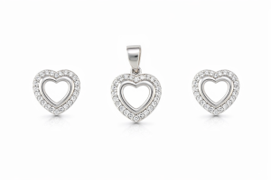 Srebrny komplet Próby 925 