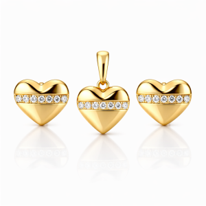 Srebrny komplet Próby 925 