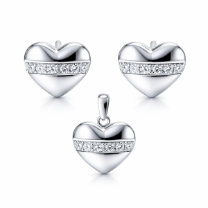 Srebrny komplet Próby 925 