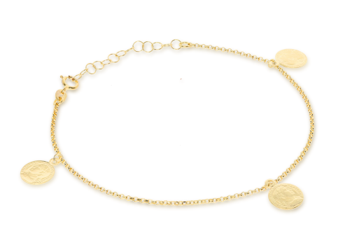 Złota bransoletka celebrytka Próby 585