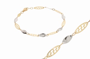 Złota bransoletka Próby 585 