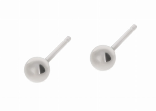 Srebrne kolczyki kulki Próba 925