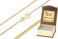 Złoty łańcuszek pusty lisi ogon Próby 585