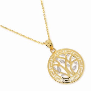 Złota zawieszka bez kamieni Próby 585