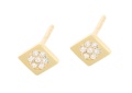 Złote kolczyki z cyrkoniami Próby 585