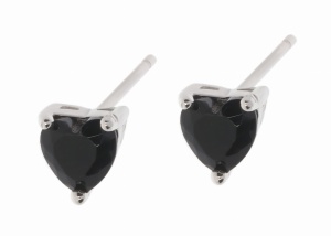 Srebrne kolczyki rodowane Próby 925