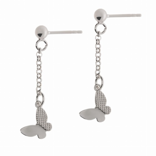 Srebrne kolczyki wiszące Próby 925