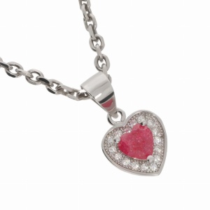 Srebrna zawieszka serce z cyrkoniami Próby 925