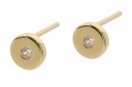Złote kolczyki z cyrkoniami Próby 585