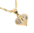 Złota zawieszka serce Próby 585
