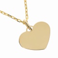 Złota zawieszka serce Próby 585