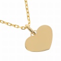 Złota zawieszka serce Próby 585