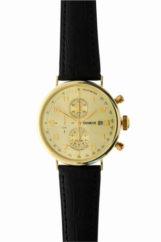 Złoty zegarek geneve męski Próby 585