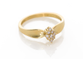 Złoty pierścionek zaręczynowy Próby 585