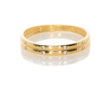 Złoty pierścionek z cyrkonią Próby 585
