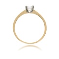 Złoty pierścionek zaręczynowy Próby 585