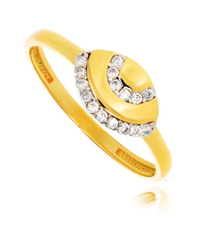 Złoty pierścionek zaręczynowy Próby 585