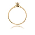 Złoty pierścionek zaręczynowy Próby 585