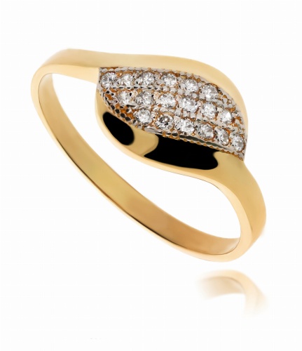 Złoty pierścionek zaręczynowy Próby 585