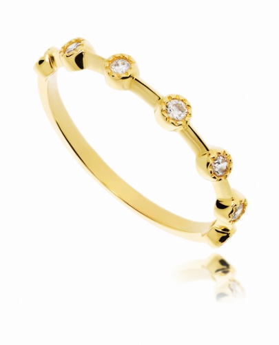 Złoty pierścionek zaręczynowy Próby 585