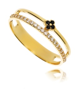 Złoty pierścionek zaręczynowy Próby 585