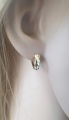 Złote kolczyki bez kamieni Próby 585