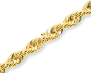 Złoty łańcuszek pusty kordel Próby 585 