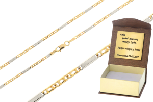 Złoty łańcuszek pełny Próby 585 