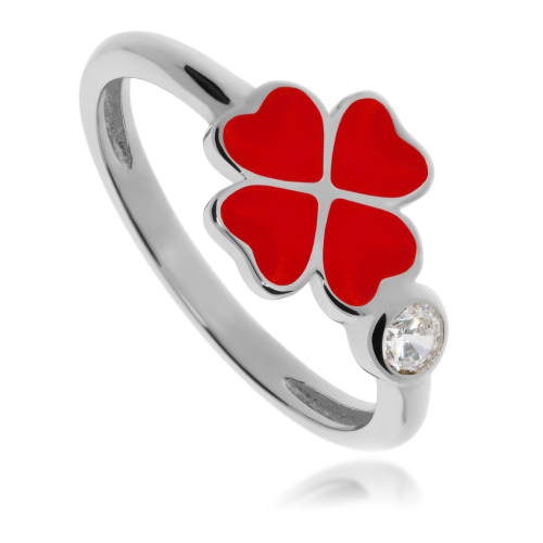 Srebrny pierścionek z cyrkonią Próby 925