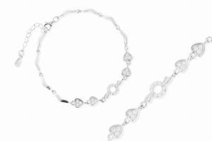 Srebrna bransoletka Próby 925