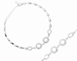 Srebrna bransoletka Próby 925 