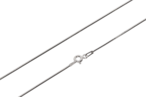 Srebrny łańcuszek rodowany linka Próby 925 