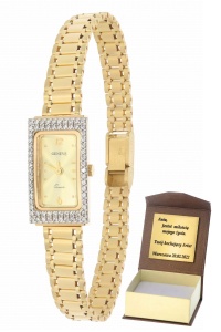 Złoty zegarek geneve Próby 585 