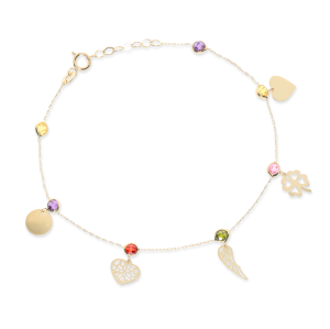 Złota bransoletka celebrytka Próby 585