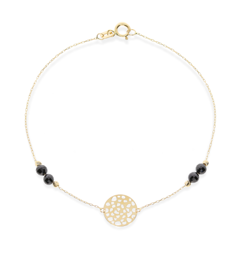 Złota bransoletka celebrytka Próby 585