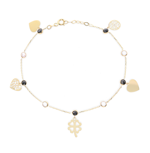 Złota bransoletka celebrytka Próby 585